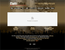 Tablet Screenshot of chrisjulian.com